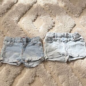 Kids Light Blue Denim Shorts